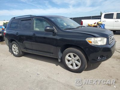 Czwarte zdjęcie samochodu z boku: 2010 TOYOTA HIGHLANDER SE VIN:JTEKK3EH5A2095630 - miniatura