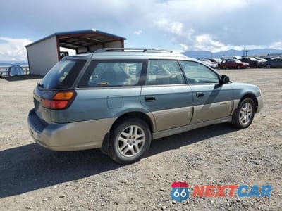 Trzecie zdjęcie samochodu z tyłu: 2000 SUBARU OUTBACK OU VIN:4S3BH6654Y7670788 - miniatura