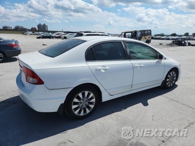 Trzecie zdjęcie samochodu z tyłu: 2010 HONDA CIVIC EXL VIN:2HGFA1F95AH517277 - miniatura