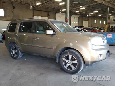 Czwarte zdjęcie samochodu z boku: 2011 HONDA PILOT EXL VIN:5FNYF4H57BB104630 - miniatura