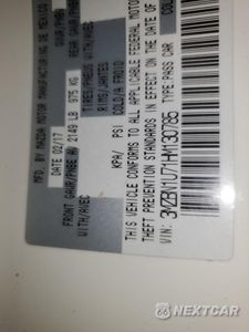 Zdjęcie 12 z 12 samochodu: 2017 MAZDA 3 TOURING VIN:3MZBN1V71HM130785 - miniatura
