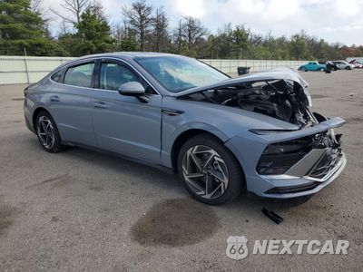 Czwarte zdjęcie samochodu z boku: 2025 HYUNDAI SONATA SEL VIN:KMHL14JA7SA454943 - miniatura