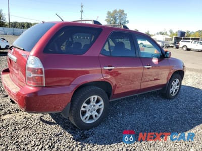 Trzecie zdjęcie samochodu z tyłu: 2004 ACURA MDX TOURING VIN:2HNYD18804H540872 - miniatura
