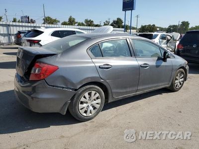 Trzecie zdjęcie samochodu z tyłu: 2012 HONDA CIVIC LX VIN:19XFB2F51CE085963 - miniatura