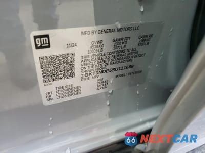 Zdjęcie 13 z 15 samochodu: 2025 GMC HUMMER SUV 2X VIN:1GKT0NDE5SU111689 - miniatura