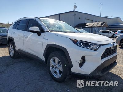 Czwarte zdjęcie samochodu z boku: 2021 TOYOTA RAV4 XLE VIN:2T3R6RFV5MW010666 - miniatura