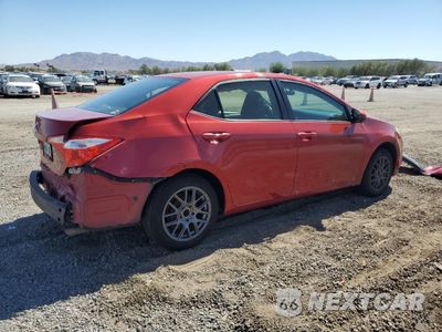 Trzecie zdjęcie samochodu z tyłu: 2016 TOYOTA COROLLA L VIN:5YFBURHE6GP441813 - miniatura