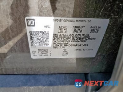 Zdjęcie 13 z 14 samochodu: 2021 GMC YUKON SLT VIN:1GKS1BKD6MR441493 - miniatura