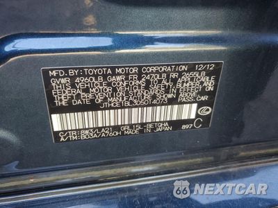 Zdjęcie 12 z 12 samochodu: 2013 LEXUS GS 350 VIN:JTHCE1BL3D5014073 - miniatura