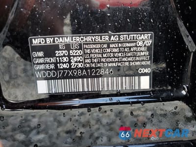 Zdjęcie 12 z 12 samochodu: 2008 MERCEDES-BENZ CLS 63 AMG VIN:WDDDJ77X98A122846 - miniatura