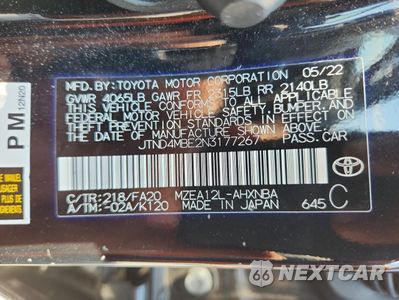 Zdjęcie 12 z 13 samochodu: 2022 TOYOTA COROLLA SE VIN:JTND4MBE2N3177267 - miniatura