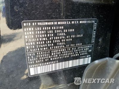 Zdjęcie 12 z 12 samochodu: 2024 VOLKSWAGEN TAOS SE VIN:3VVVX7B22RM058373 - miniatura