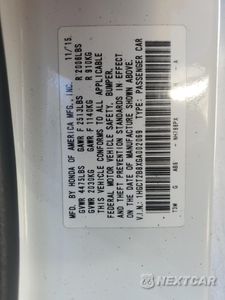 Zdjęcie 12 z 14 samochodu: 2016 HONDA ACCORD EXL VIN:1HGCT2B8XGA002069 - miniatura