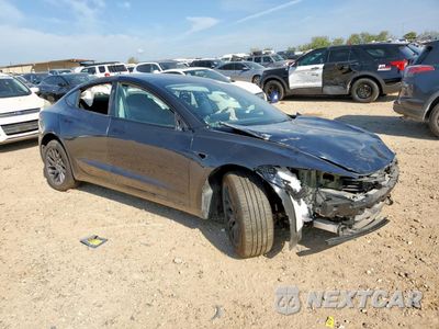 Czwarte zdjęcie samochodu z boku: 2024 TESLA MODEL 3 VIN:5YJ3E1EA6RF758865 - miniatura