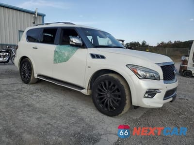 Czwarte zdjęcie samochodu z boku: 2015 INFINITI QX80 VIN:JN8AZ2NEXF9084833 - miniatura