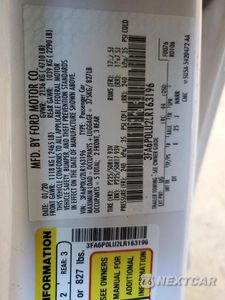 Zdjęcie 13 z 13 samochodu: 2020 FORD FUSION VIN:3FA6P0LU2LR163196 - miniatura