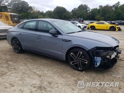Czwarte zdjęcie samochodu z boku: 2024 HYUNDAI SONATA N LINE VIN:KMHL54JC2RA370528 - miniatura