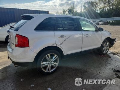 Trzecie zdjęcie samochodu z tyłu: 2014 FORD EDGE LIMITED VIN:2FMDK4KC6EBA45102 - miniatura