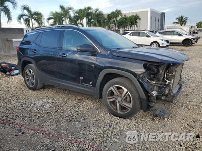 Czwarte zdjęcie samochodu z boku: 2021 GMC TERRAIN SLT VIN:3GKALVEV3ML307656 - miniatura