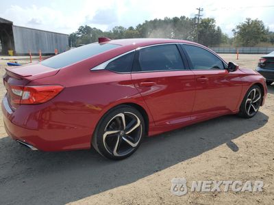 Trzecie zdjęcie samochodu z tyłu: 2020 HONDA ACCORD SPORT VIN:1HGCV1F36LA097727 - miniatura