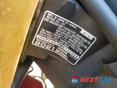 Zdjęcie 9 z 10 samochodu: 2021 HONDA CBR600 RR VIN:JH2PC40J9MK700669 - miniatura