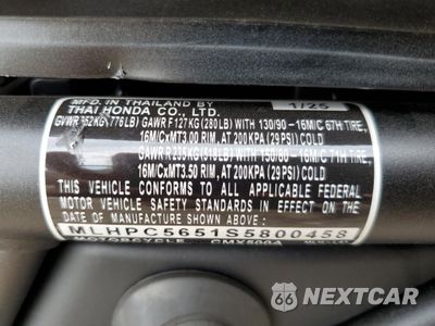 Zdjęcie 9 z 10 samochodu: 2025 HONDA CMX500 A VIN:MLHPC5651S5800458 - miniatura