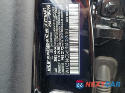 Zdjęcie 12 z 12 samochodu: 2023 MERCEDES-BENZ CLA 250 VIN:W1K5J4GB6PN403940 - miniatura