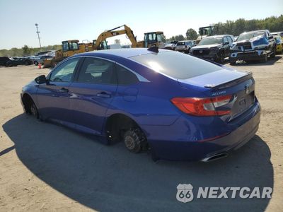 Drugie zdjęcie samochodu z przodu: 2021 HONDA ACCORD SPORT SE VIN:1HGCV1F45MA086115 - miniatura