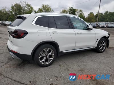 Trzecie zdjęcie samochodu z tyłu: 2022 BMW X3 XDRIVE30I VIN:WBX57DP08NN175740 - miniatura