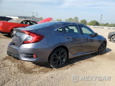 Trzecie zdjęcie samochodu z tyłu: 2020 HONDA CIVIC SPORT VIN:2HGFC2F82LH524147 - miniatura