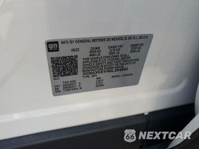 Zdjęcie 13 z 13 samochodu: 2022 CHEVROLET EQUINOX LT VIN:3GNAXKEV4NL254943 - miniatura