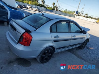 Trzecie zdjęcie samochodu z tyłu: 2007 HYUNDAI ACCENT GLS VIN:KMHCN46C57U143211 - miniatura