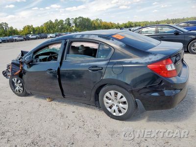 Drugie zdjęcie samochodu z przodu: 2012 HONDA CIVIC LX VIN:2HGFB2F50CH535818 - miniatura