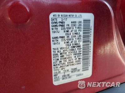 Zdjęcie 12 z 15 samochodu: 2017 NISSAN ROGUE S VIN:JN8AT2MT6HW393964 - miniatura
