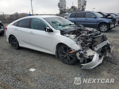 Czwarte zdjęcie samochodu z boku: 2019 HONDA CIVIC SPORT VIN:19XFC2F85KE210789 - miniatura