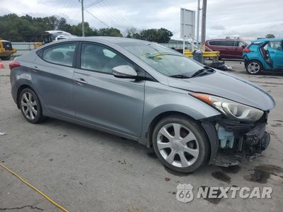 Czwarte zdjęcie samochodu z boku: 2013 HYUNDAI ELANTRA GLS VIN:KMHDH4AE3DU589129 - miniatura