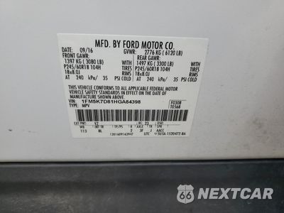 Zdjęcie 13 z 14 samochodu: 2017 FORD EXPLORER XLT VIN:1FM5K7D81HGA84398 - miniatura