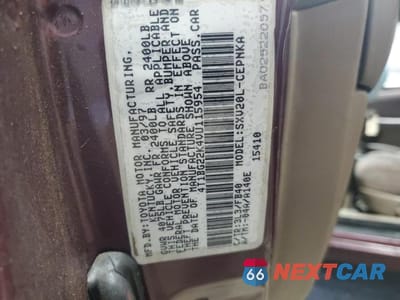 Zdjęcie 13 z 13 samochodu: 1997 TOYOTA CAMRY CE VIN:4T1BG22K4VU115954 - miniatura