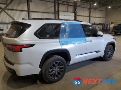 Trzecie zdjęcie samochodu z tyłu: 2023 TOYOTA SEQUOIA SR5 VIN:7SVAAAAA6PX001093 - miniatura
