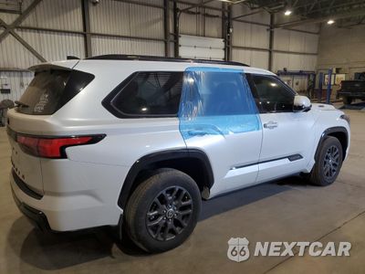 Trzecie zdjęcie samochodu z tyłu: 2023 TOYOTA SEQUOIA SR5 VIN:7SVAAAAA6PX001093 - miniatura