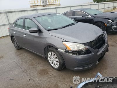 Czwarte zdjęcie samochodu z boku: 2015 NISSAN SENTRA S VIN:3N1AB7AP6FY352066 - miniatura