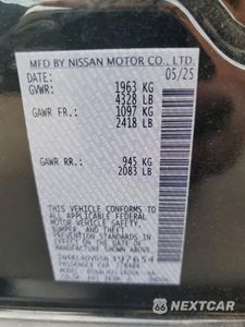 Zdjęcie 12 z 13 samochodu: 2025 NISSAN ALTIMA SV VIN:1N4BL4DV0SN397654 - miniatura
