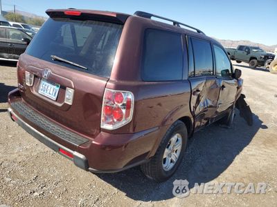 Trzecie zdjęcie samochodu z tyłu: 2008 HONDA PILOT VP VIN:5FNYF28268B011052 - miniatura
