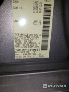 Zdjęcie 12 z 12 samochodu: 2015 NISSAN ALTIMA 2.5 VIN:1N4AL3AP9FN340662 - miniatura