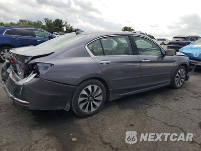 Trzecie zdjęcie samochodu z tyłu: 2017 HONDA ACCORD TOURING HYBRID VIN:JHMCR6F74HC023509 - miniatura