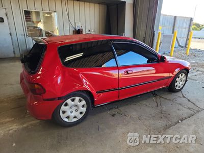 Trzecie zdjęcie samochodu z tyłu: 1993 HONDA CIVIC SI VIN:2HGEH3383PH526504 - miniatura