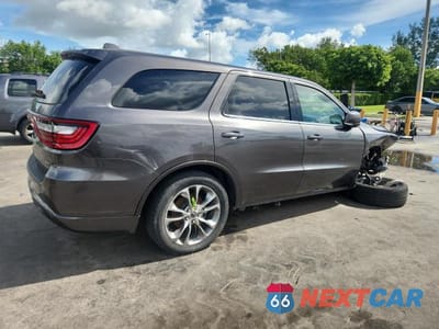 Trzecie zdjęcie samochodu z tyłu: 2020 DODGE DURANGO GT VIN:1C4RDHDG1LC301378 - miniatura
