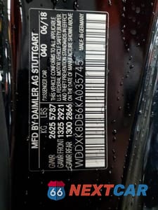 Zdjęcie 12 z 12 samochodu: 2019 MERCEDES-BENZ S 560 VIN:WDDXK8DB6KA035745 - miniatura