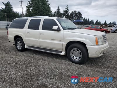 Czwarte zdjęcie samochodu z boku: 2003 CADILLAC ESCALADE ESV VIN:3GYFK66N53G268935 - miniatura