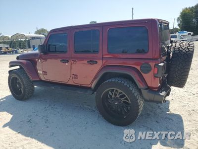 Drugie zdjęcie samochodu z przodu: 2021 JEEP WRANGLER UNLIMITED SAHARA VIN:1C4HJXEN9MW613394 - miniatura